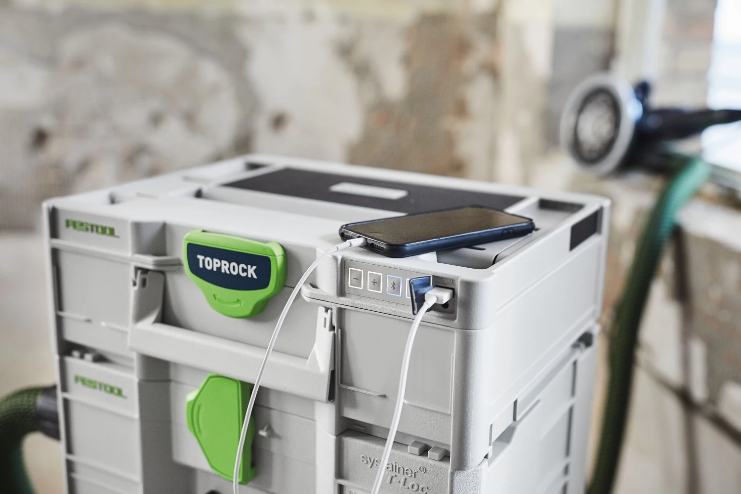 Festool SYS3 BT20 M 137 USB-C TOPROCK Bluetooth speaker incl. netstroom kabel-image