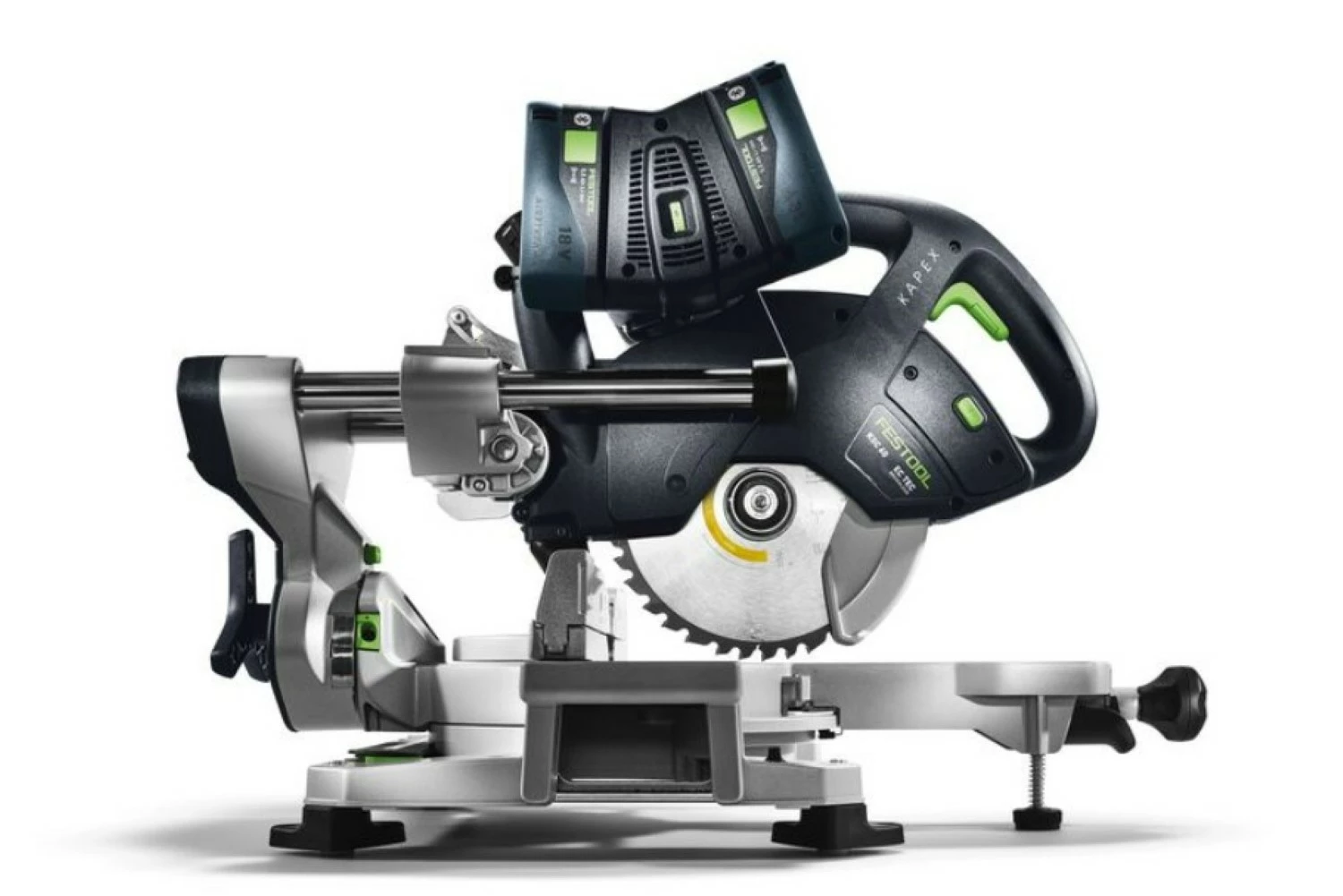 Festool KSC 60 EB 5,0 I-UG-Set KAPEX 2x18V Accu-afkortzaag Set (2x 5,0 Ah Accu) avec Châssis-image