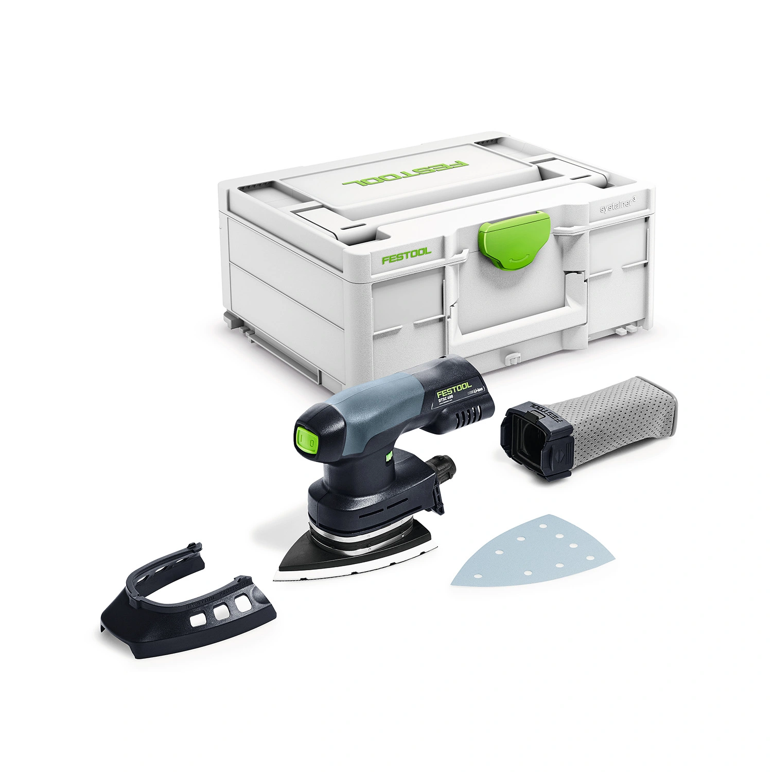 Festool DTSC 400-Basic 18V Li-Ion accu deltaschuurmachine body in systainer - 100x150mm