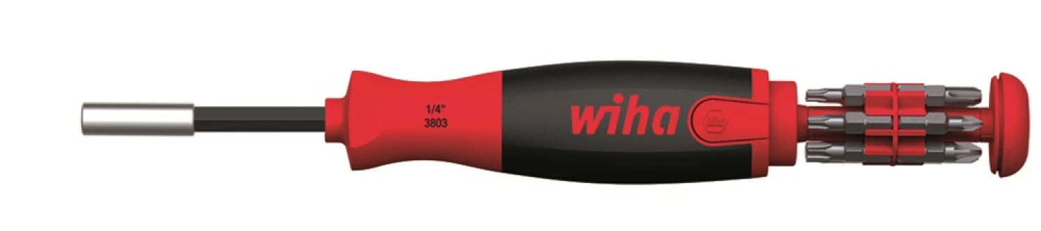 Wiha 3803-02-021 Magazijnbithouder LiftUp 25 met 12 SL/PH/PZ/Torx bits - 25mm-image