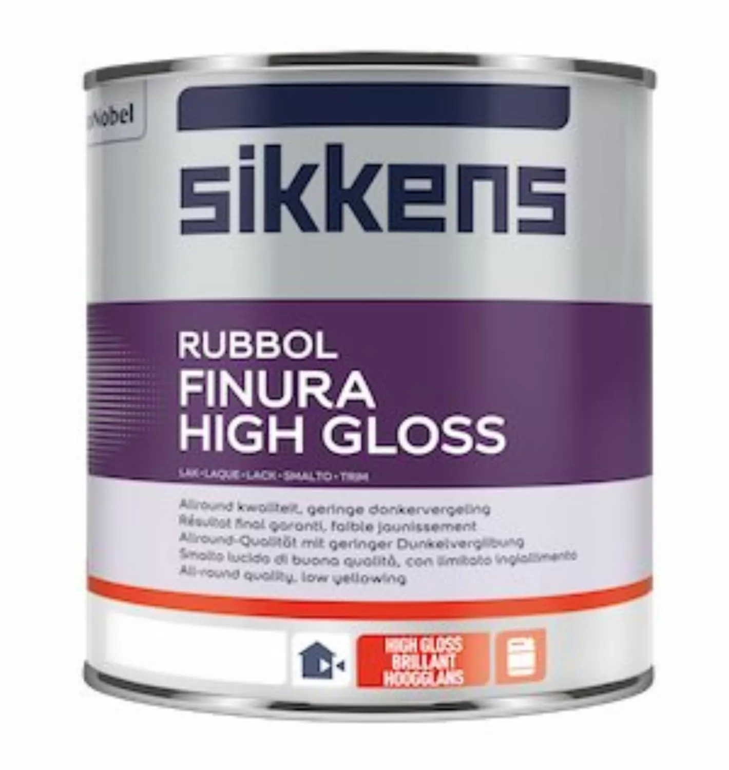 Sikkens Rubbol Finura high gloss - op kleur gemengd - 0,5L-image