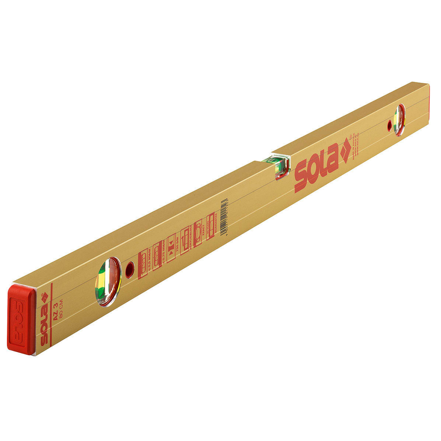 Sola AZ 3 150 Niveau à bulle en aluminium - 1500 mm