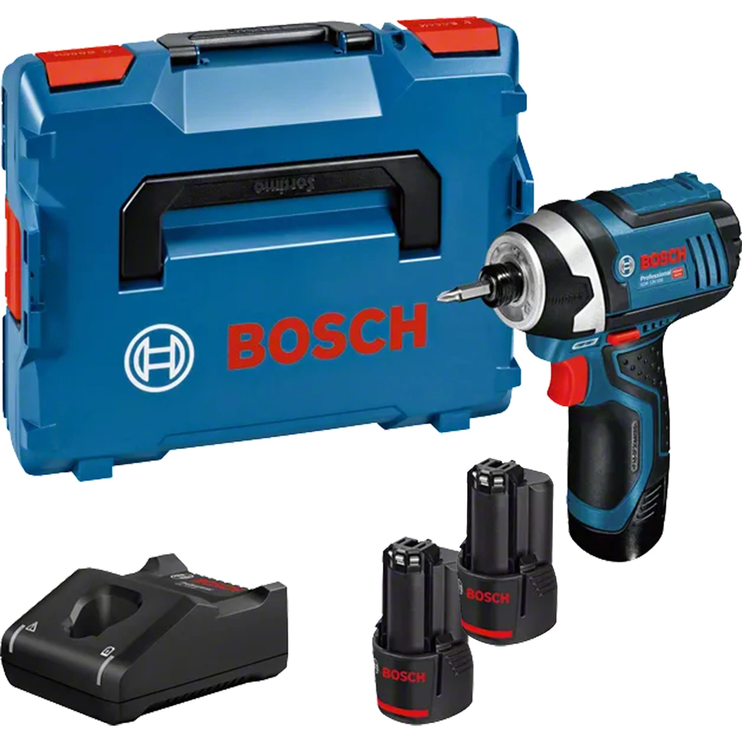 Bosch 06019A6977 - Visseuse à chocs sans fil GDR 12V-105 C&G 2x 2,0 Ah, chargeur GAL 12V-40-image