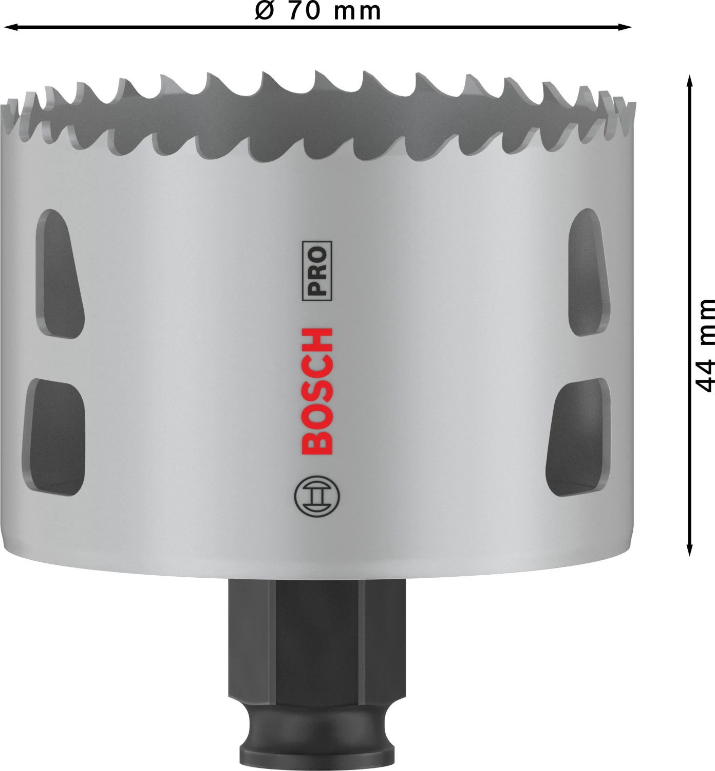 Bosch 2608594400 PRO Scie cloche multi matériaux avec Power Change plus - 70 mm-image