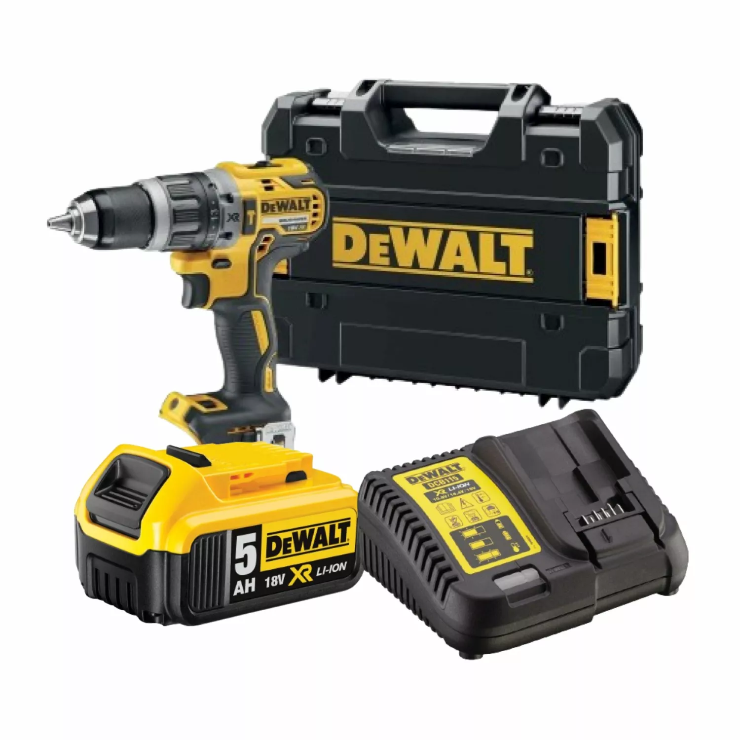 DeWALT DCD796NT - Perceuse visseuse à percussion sans fil Li-Ion 18V (machine seule) dans TSTAK - moteur brushless-image