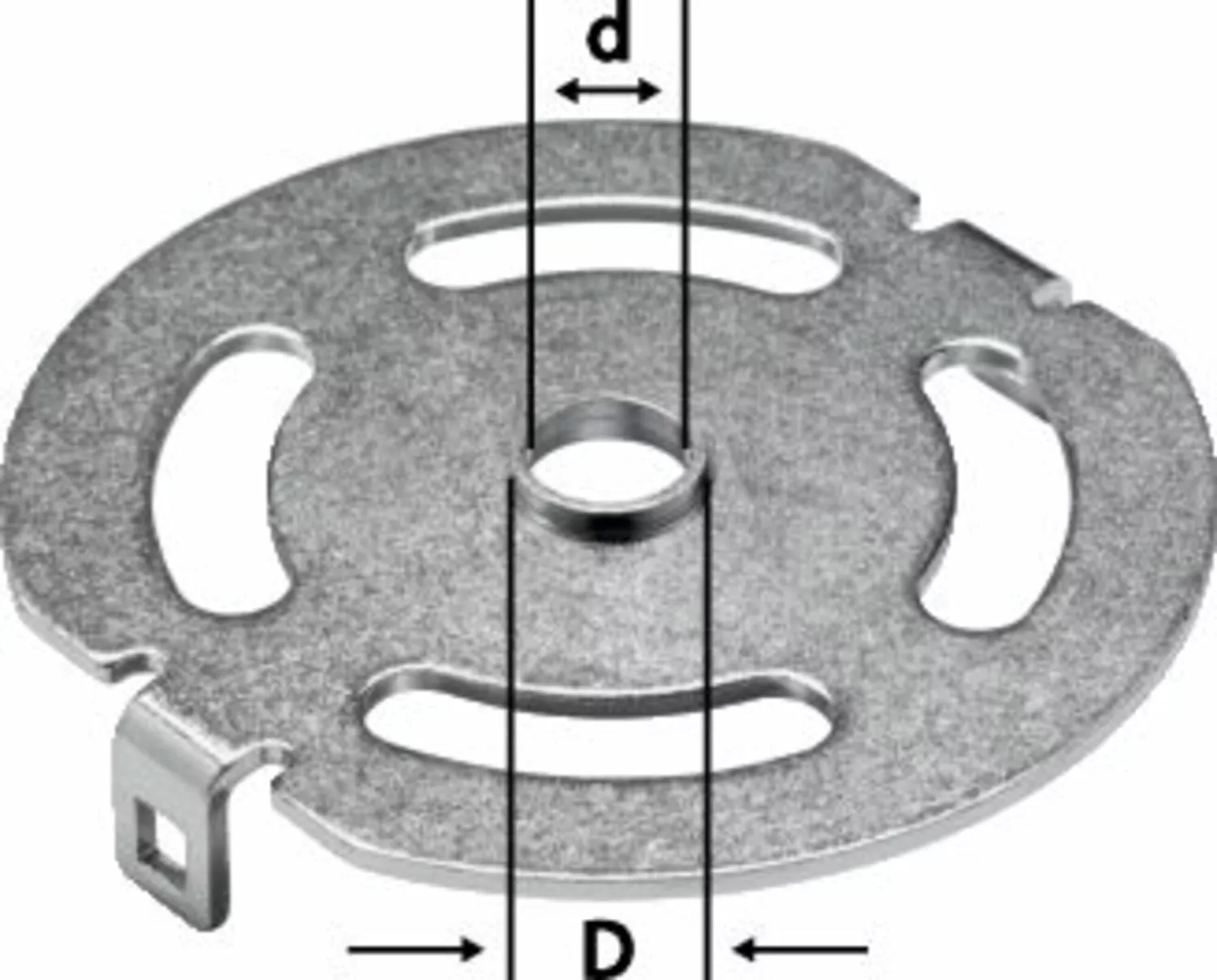 Festool 492180 KR-D 13,8/OF 1400 Kopieerring voor OF 1400 / VS 600 - 13,8 x 10,8mm-image