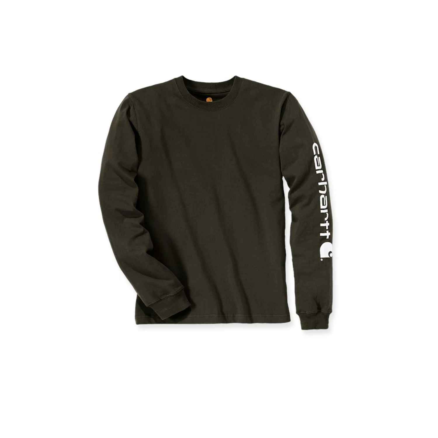 Carhartt EK231 -  T- Shirt À Manches Longues - Homme - Avec Logo Sur La Manche Coupe Régulière (Relaxed Fit) - L - peat-image