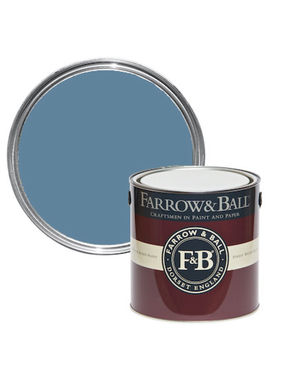 Farrow & Ball Exterior Eggshell Chinese Blue No. 90 - 2.5L 6 Year-image