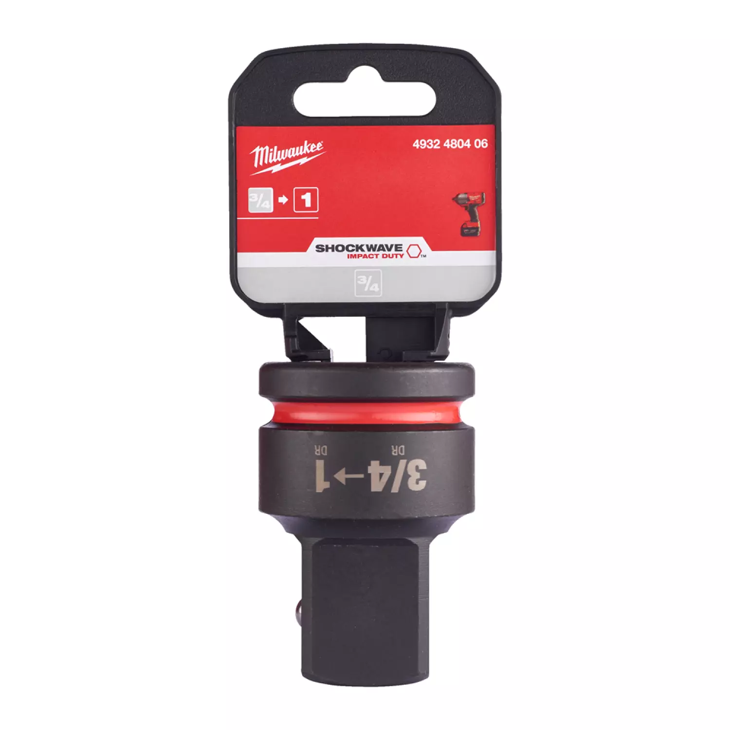 Milwaukee 4932480406 SHOCKWAVE Verloopstuk - 3/4" naar 1"-image