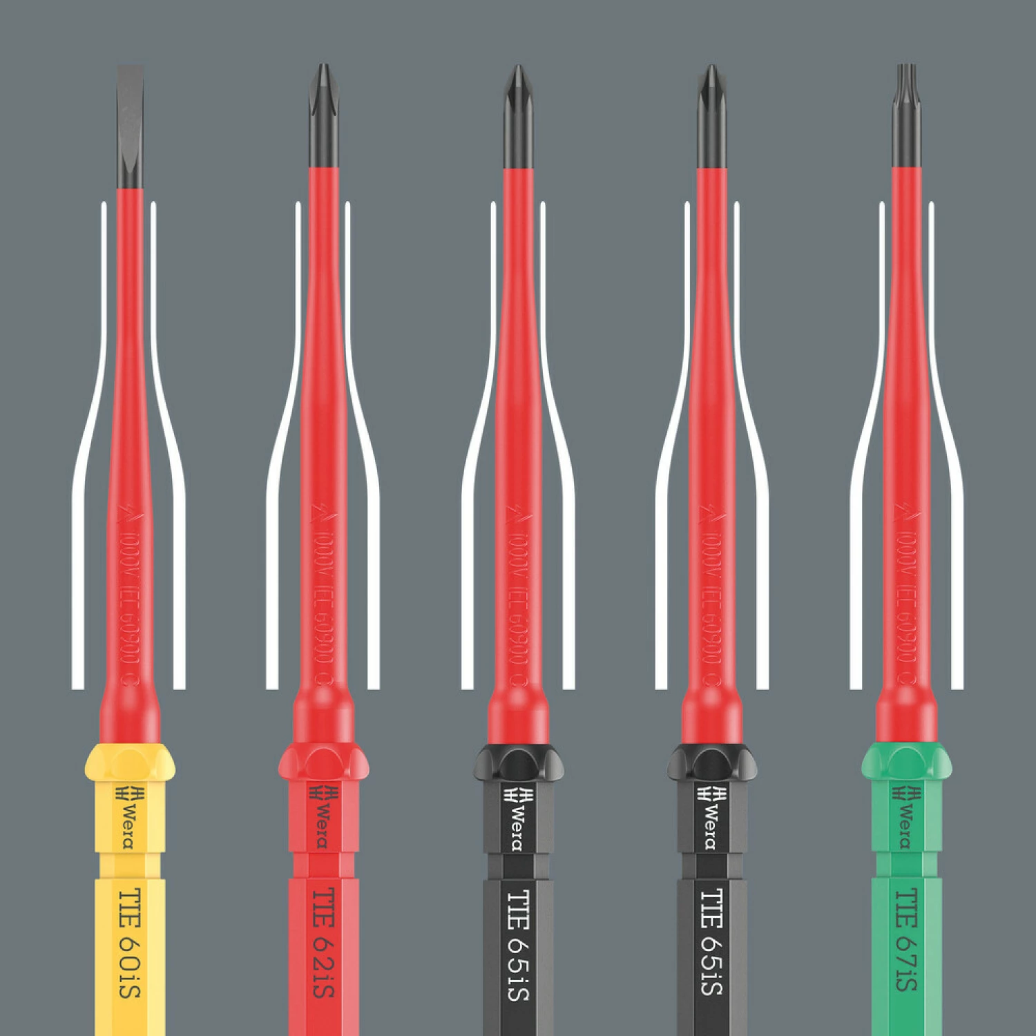 Wera 05006612001 17-delig Kraftform Kompakt VDE 17 extra slim 1 Tool Finder Wisselklingenset in etui-image