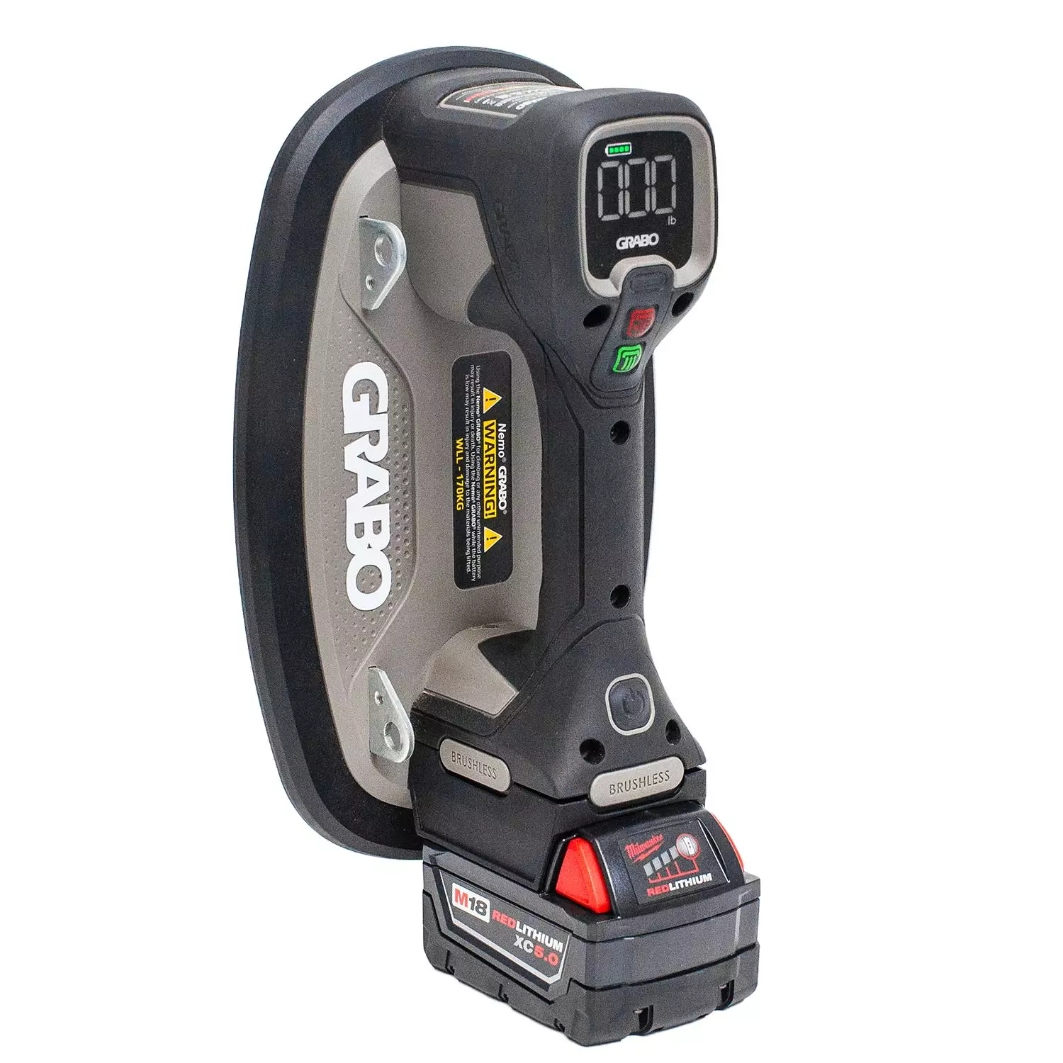 Grabo Pro Brushless Elektrische Vacuüm Tegeldrager Complete set in systainer - 120kg-image