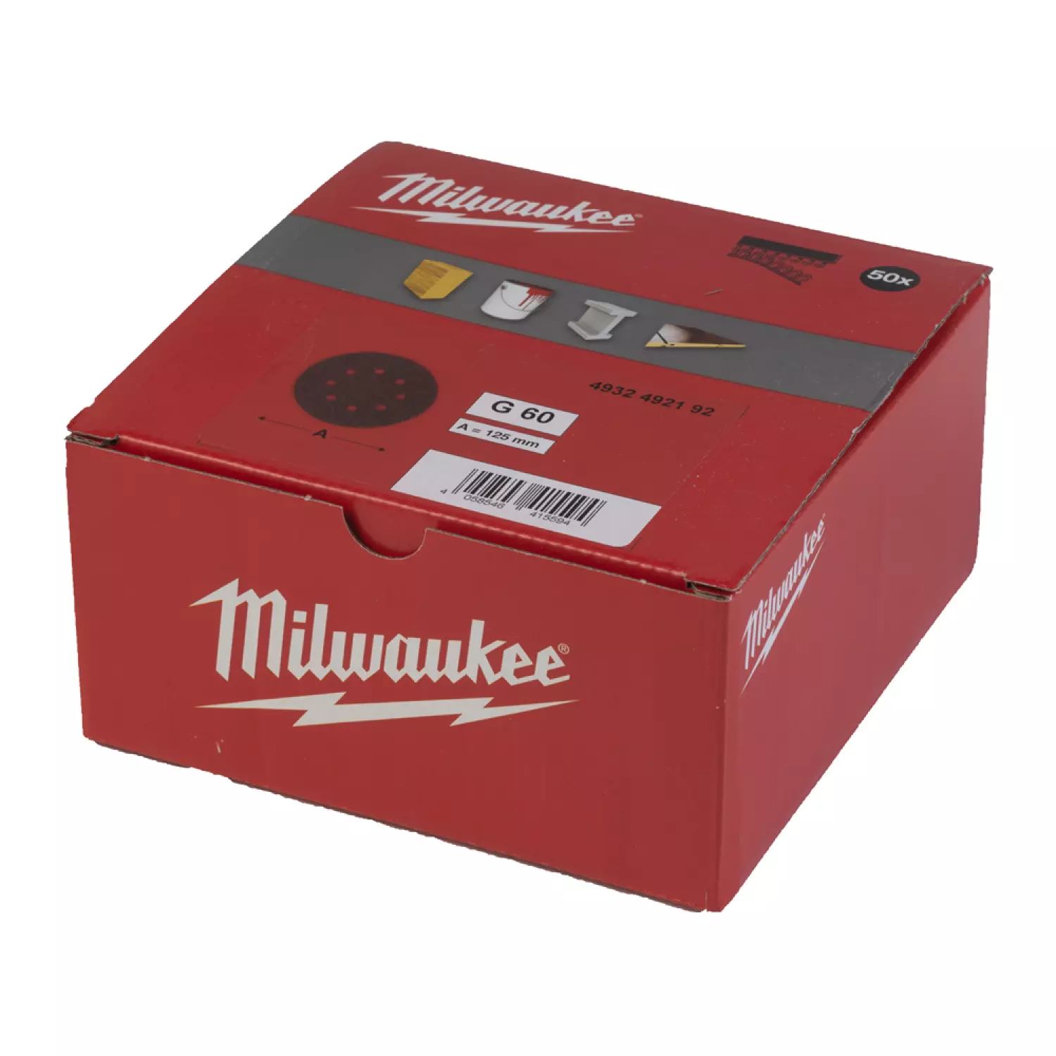 Milwaukee 4932492193 Schuurschijf (50st)- 125/8 - HL G80-49-image