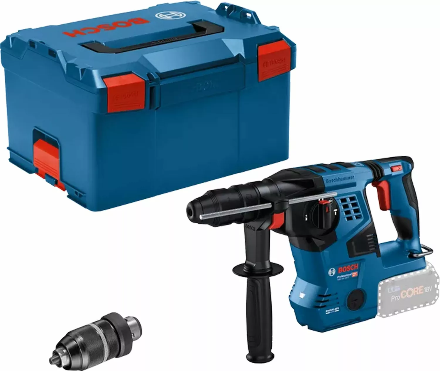 Bosch GBH 18V-28 CF 18C marteau combiné SDS-plus sans fil en L-boxx-image