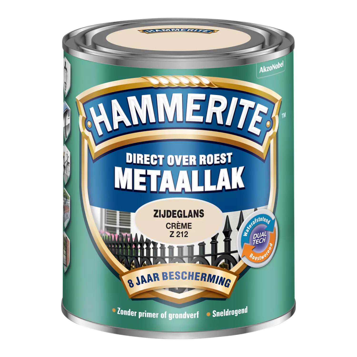 Hammerite Metaallak Zijdeglans - Creme - 0,75L-image