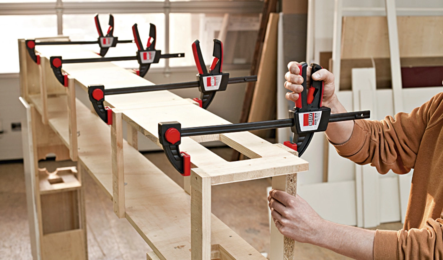 Bessey EZS908 Eenhands Lijmtang - 900 x 80mm-image