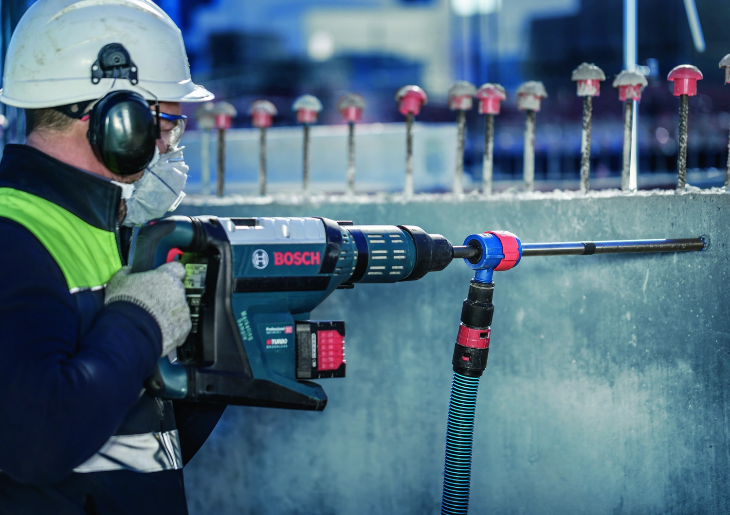 Bosch 2608901787 EXPERT Hamerboor SDS Clean SDS Max-8X - 22x400x650mm met connector-image