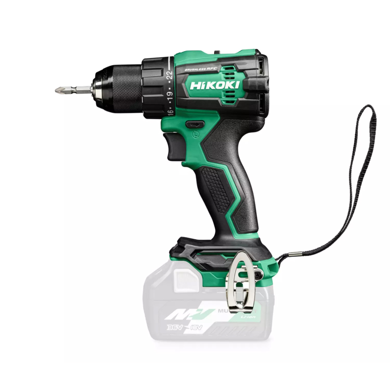 HiKOKI KC18DEWHZ 18V Li-ion batterie 4-pièces (3x 5.0Ah batterie) dans un sac-image