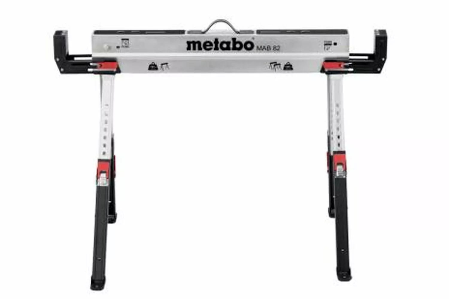 Metabo MAB 82 Jeu de tréteaux en acier - capacité de charge 590 kg (2 pièces)-image