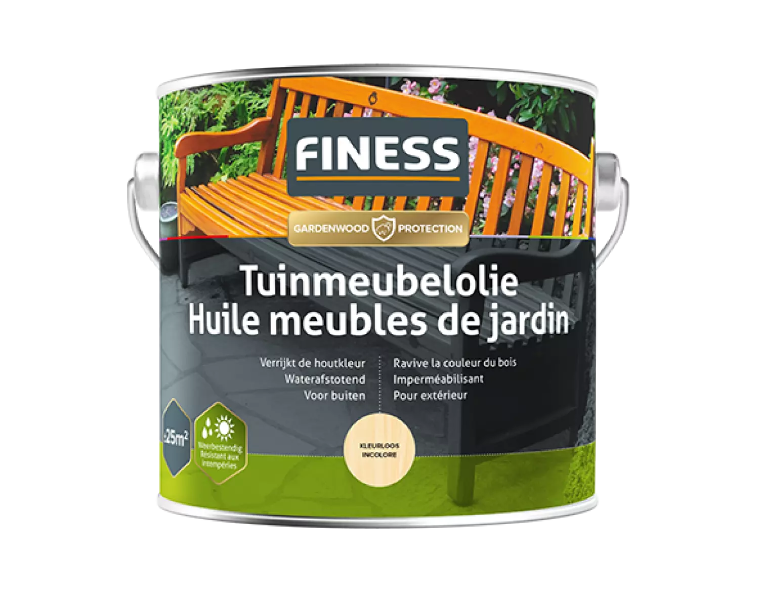 Finess Tuinmeubelolie - Kleurloos - 2,5L-image