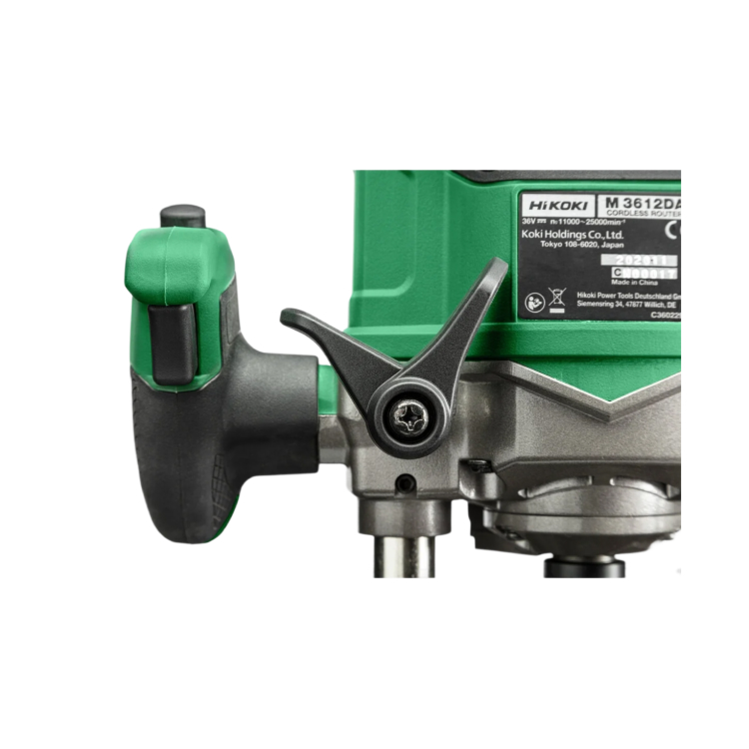 HiKOKI M3612DAW4Z Batters Upper Milling Machine - 36 V / excl. Batteries et chargeur-image