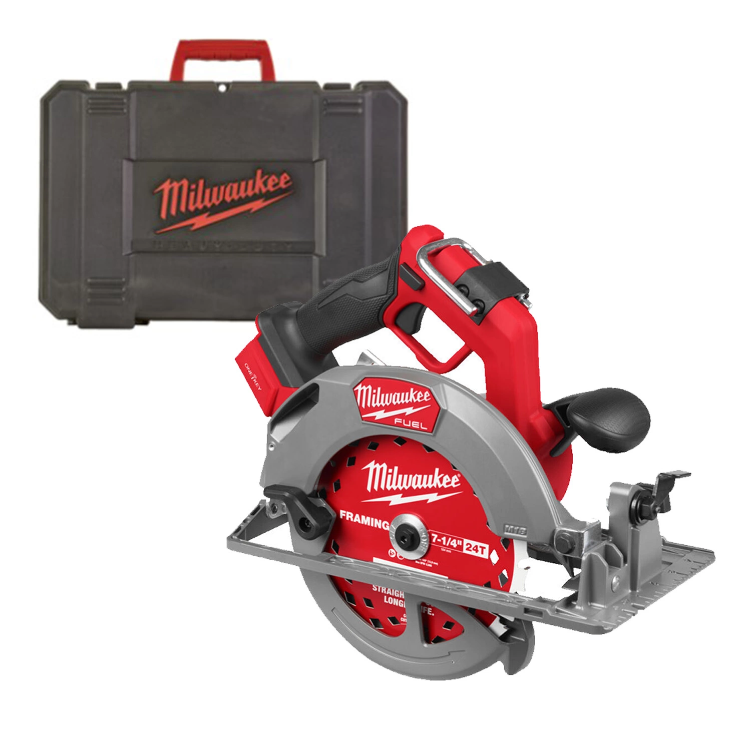 Milwaukee M18 FCSO190GR-0C Scie circulaire sans fil 18 V Li-ion avec boîtier - 190 mm-image