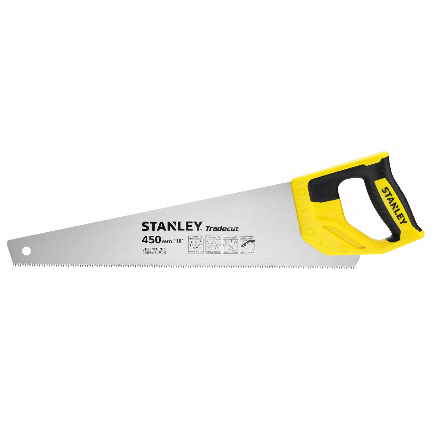 Stanley STHT20354-1 Scie à bois Tradecut Universal - 450mm - 8 TPI-image