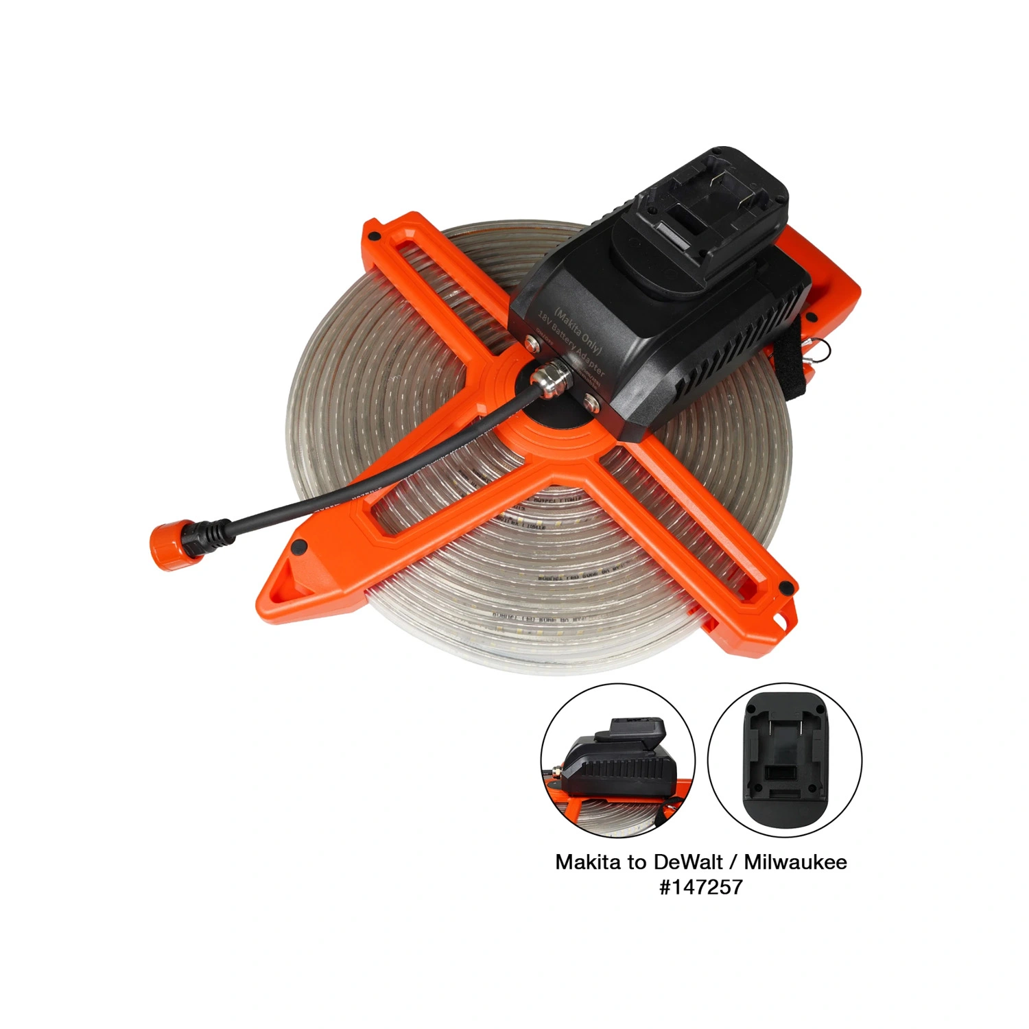 Bailey 18V Batterijadapter Makita naar Bosch
