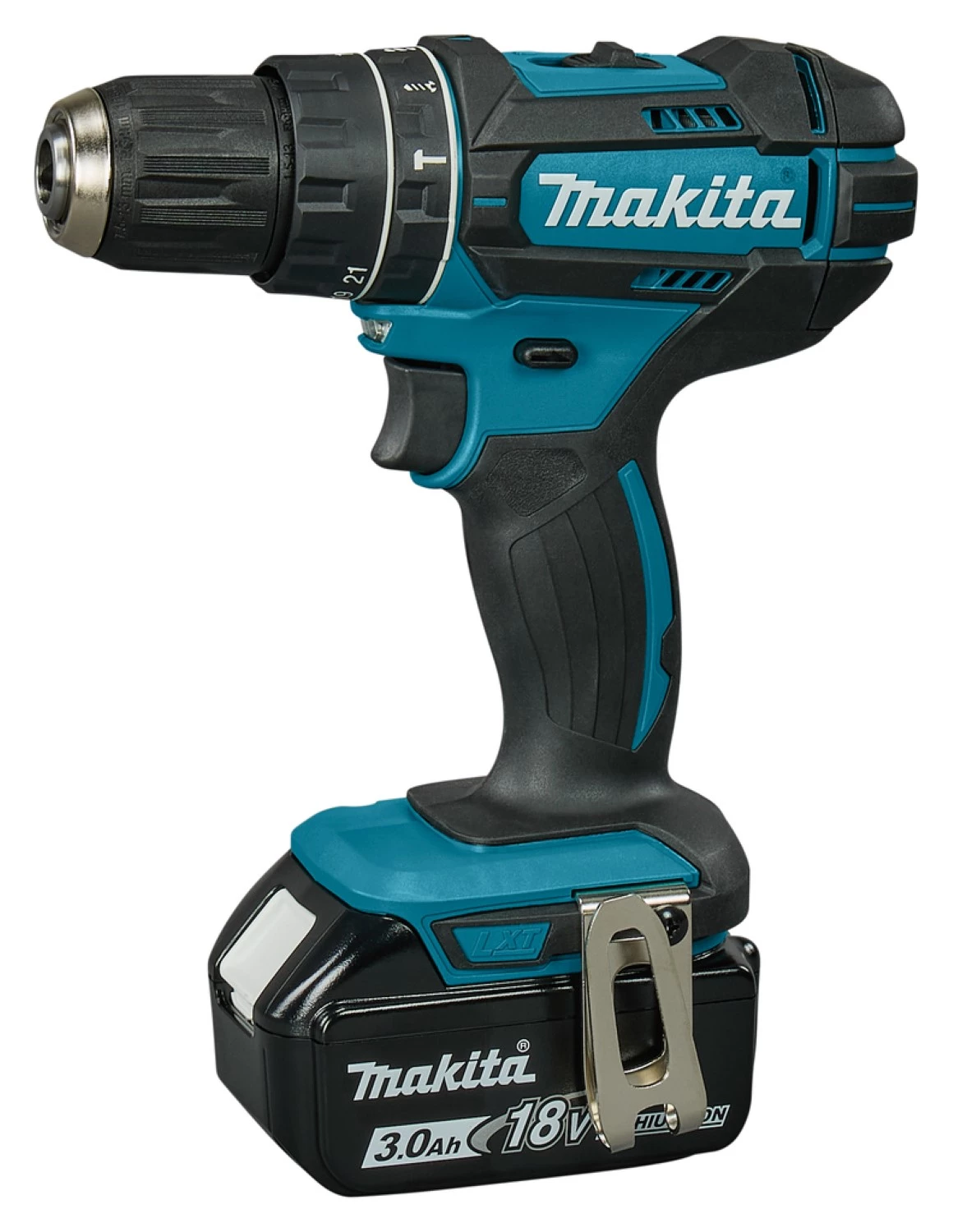 Makita DHP482RFJ - Set de Perceuse visseuse à percussion 18V Li-Ion (2x batterie 3,0Ah) dans MAKPAC-image