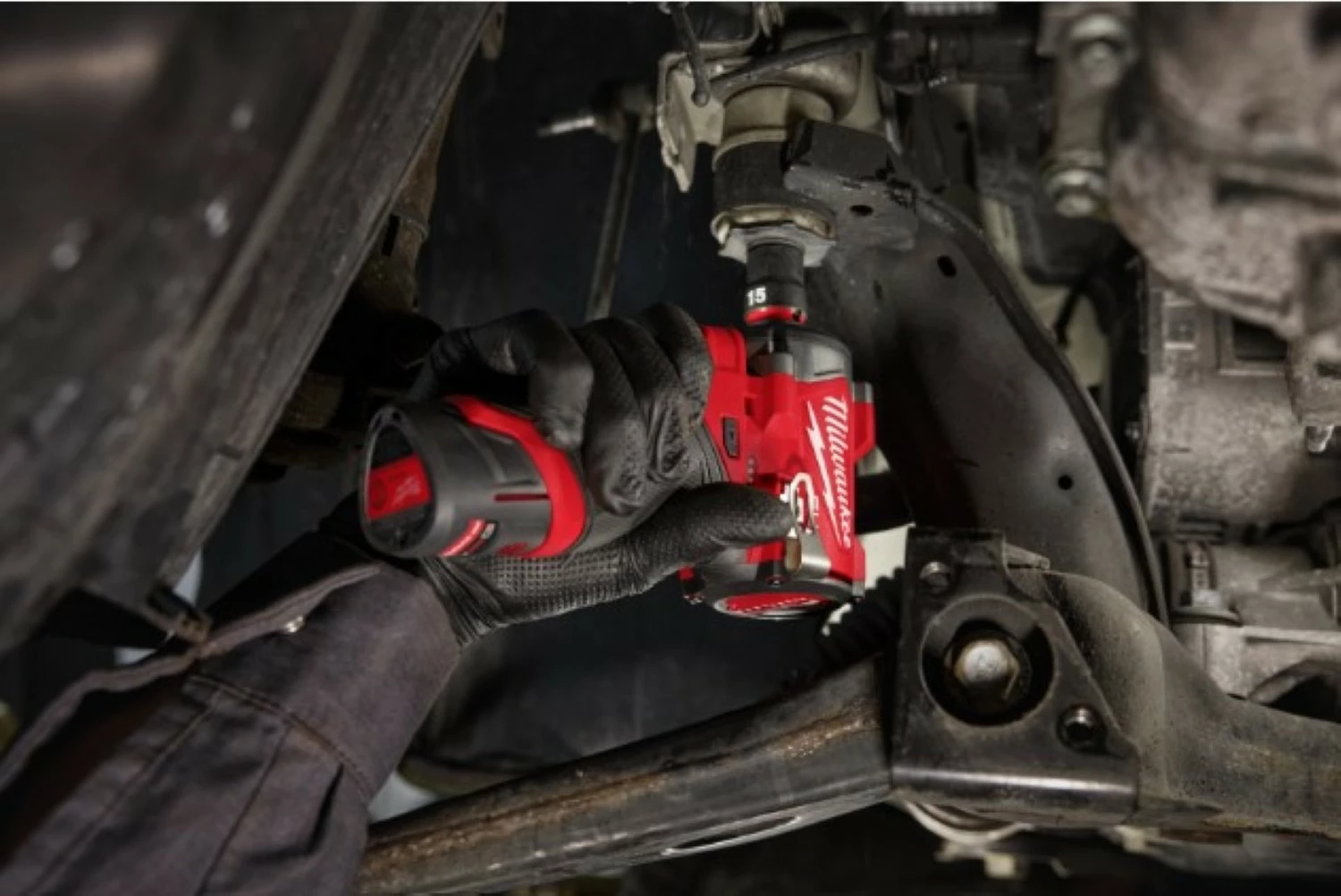 Milwaukee M12 FCIWF38G3-502X 12V Li-ion Clé à chocs sans fil (2x batterie 5.0Ah) en boîte HD - 745Nm - 3/8 »-image