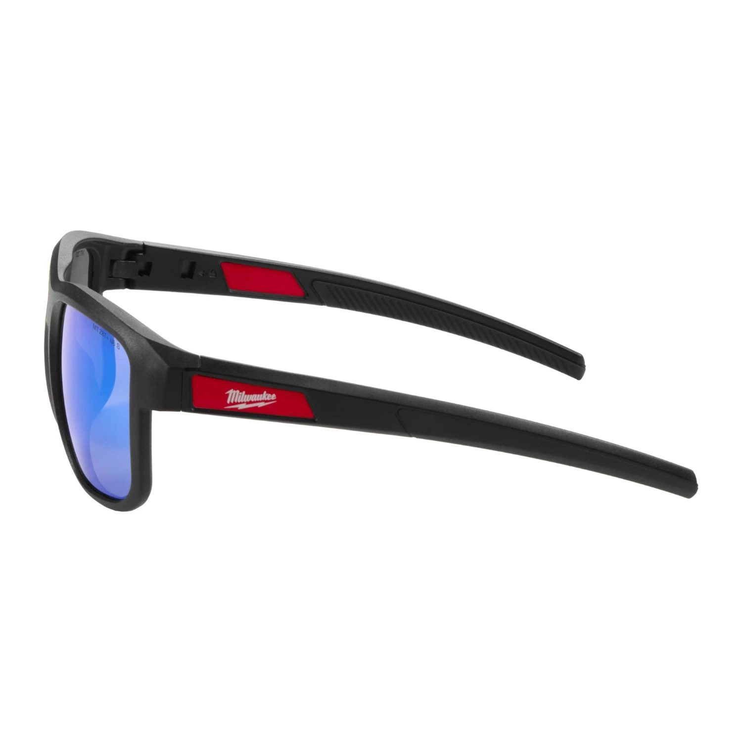 Milwaukee Lunettes de sécurité - avec monture - polarisées - bleu/vert-image