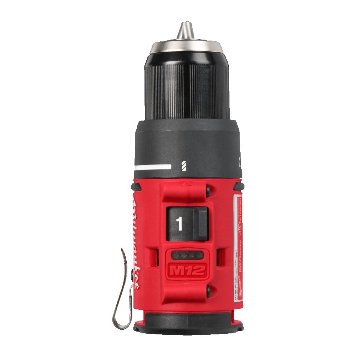 Milwaukee M12 BLDDRC-202C Kit perceuse/visseuse sans fil 12 V Li-ion (2 batteries 2,0 Ah) dans un coffret - 40 Nm-image