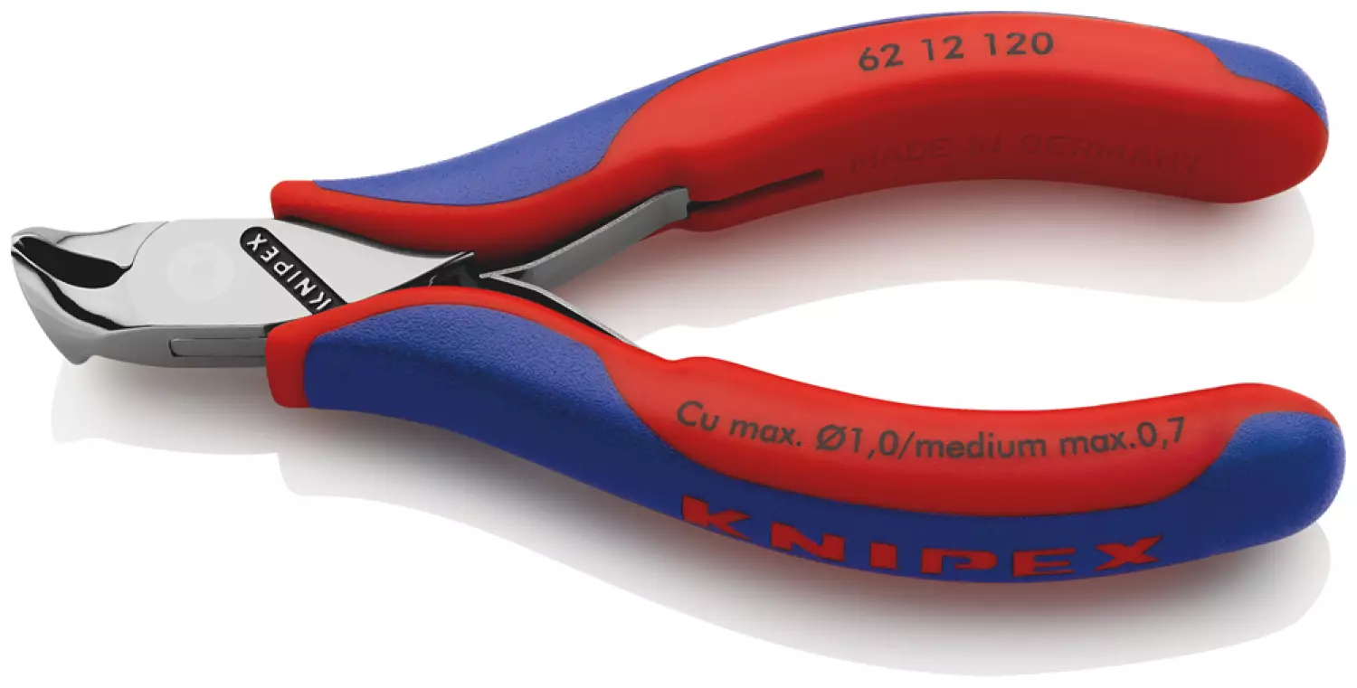 Knipex 6212120 Voorsnijtang met schuine kop - Elektronica - 120mm-image