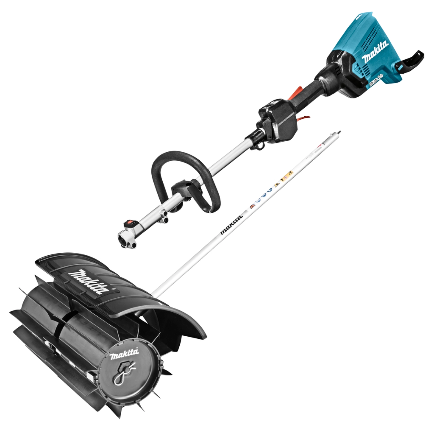 Makita DUX60ZX16 2x18 V Li-ion Accu combimotor body met Rolver (rubber) opzetstuk-image