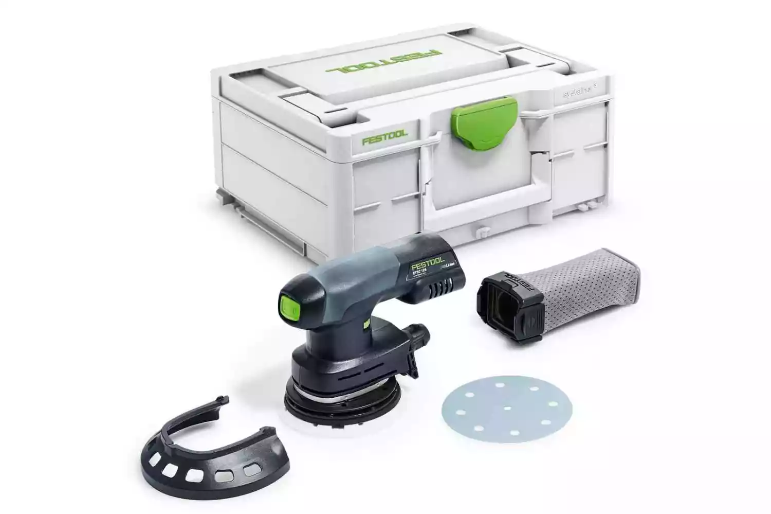 Festool ETSC 125-Basic 18V Li-Ion accu excenterschuurmachine body in systainer - 125mm - koolborstelloos-image