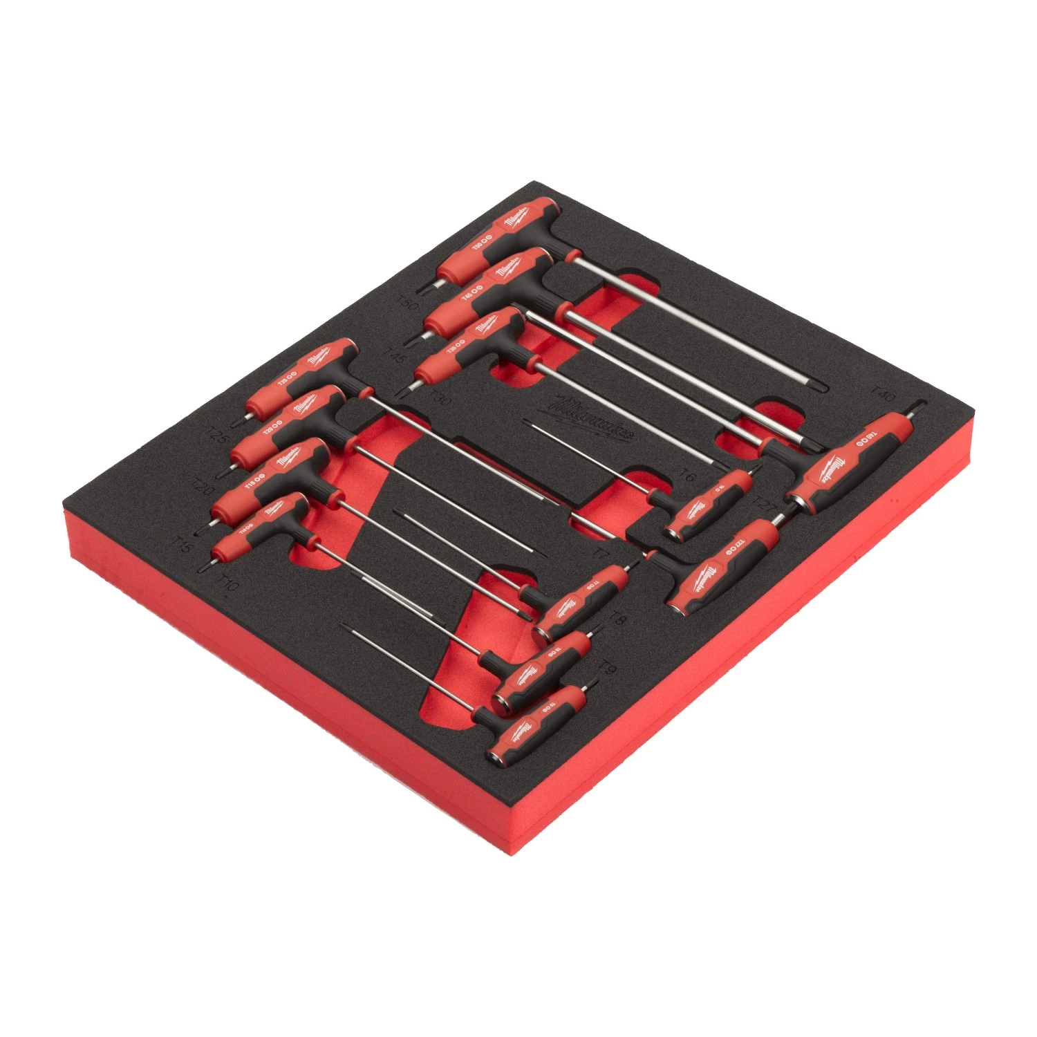 Milwaukee 4932501231 13-delige Torx T-sleutelset - in PACKOUT foam Inlay-image