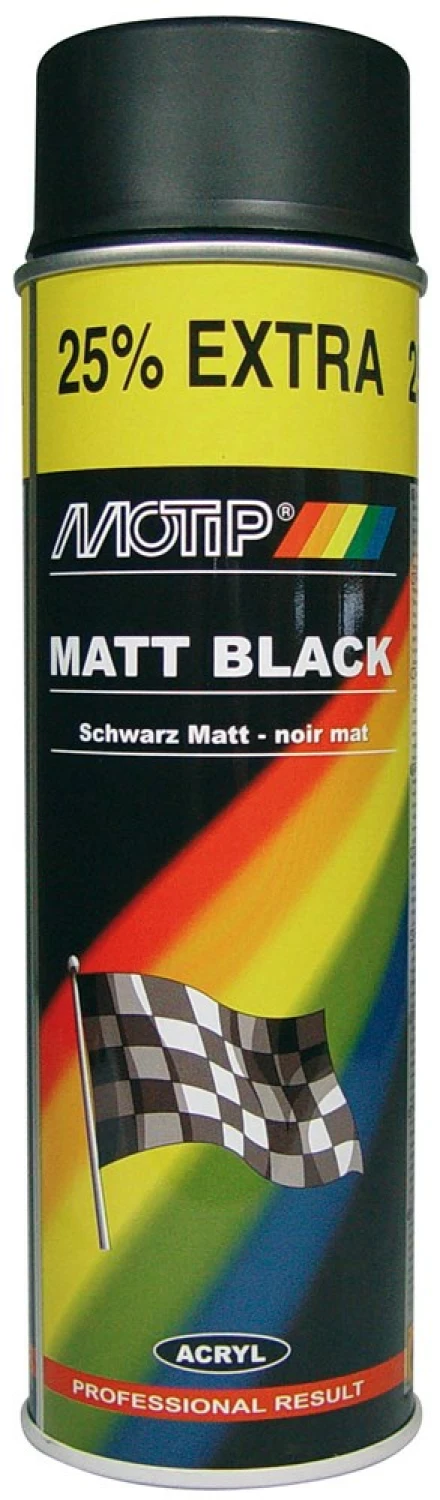 MoTip 04006 - Bombe peinture - noir - mat - 500ml-image