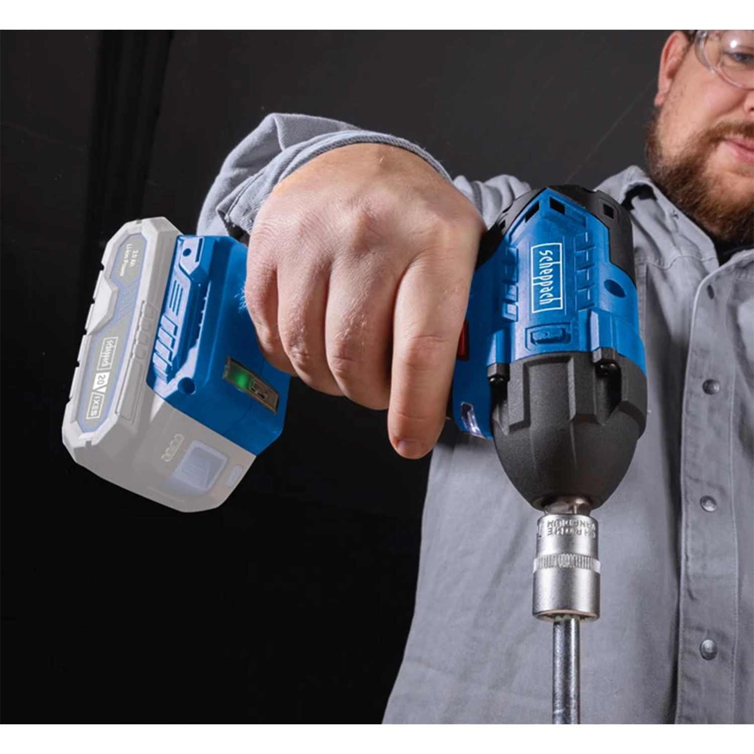 Scheppach Clé à chocs sans fil1/2" 20V BC-IW350-X-image