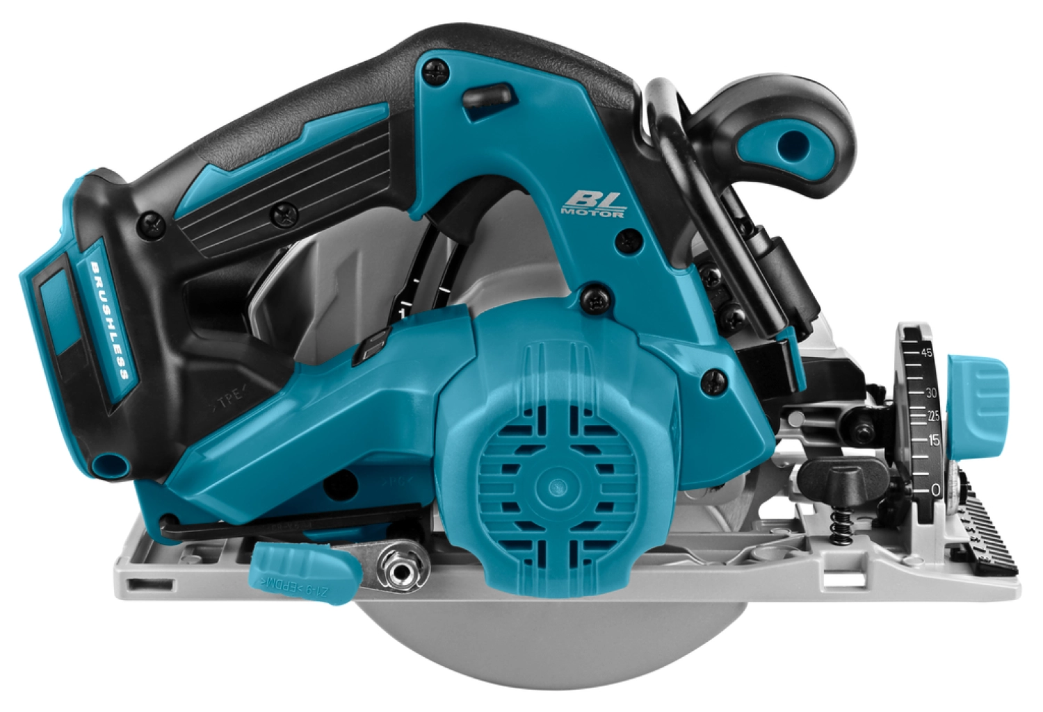 Makita DHS680ZJ -Scie circulaire sans-fil pour gaucher 18V Li-ion - MAKPAC - 165 mm - Brushless - Machine seule-image