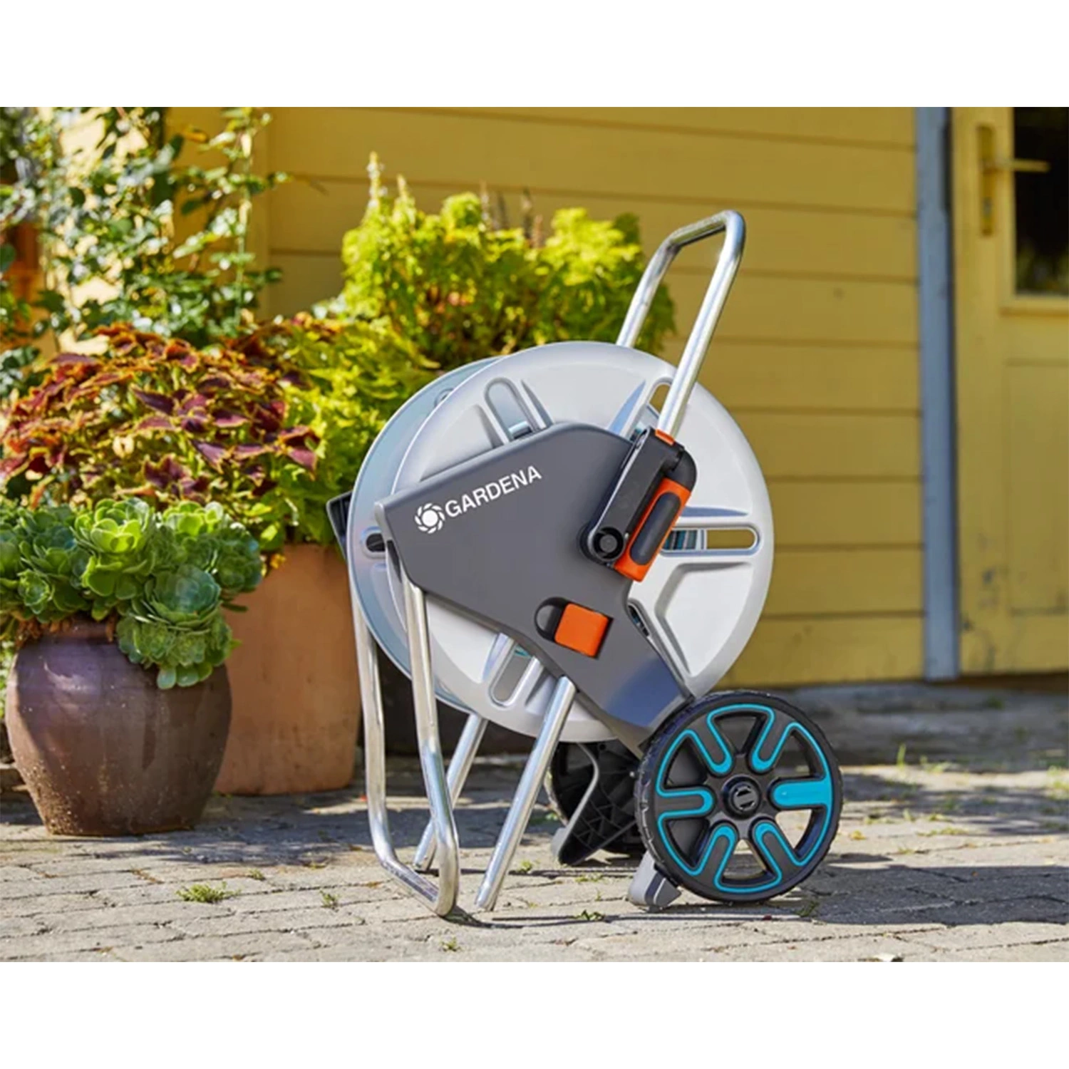 Gardena 18542-20 CleverRoll M Dévidoir métallique monté - 20 m-image