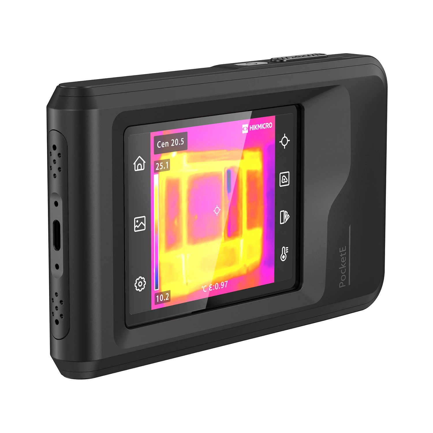 HIKMICRO PocketE Warmtebeeldcamera -20°C t/m 150°C - 96 x 96px - 4GB - IP54-image