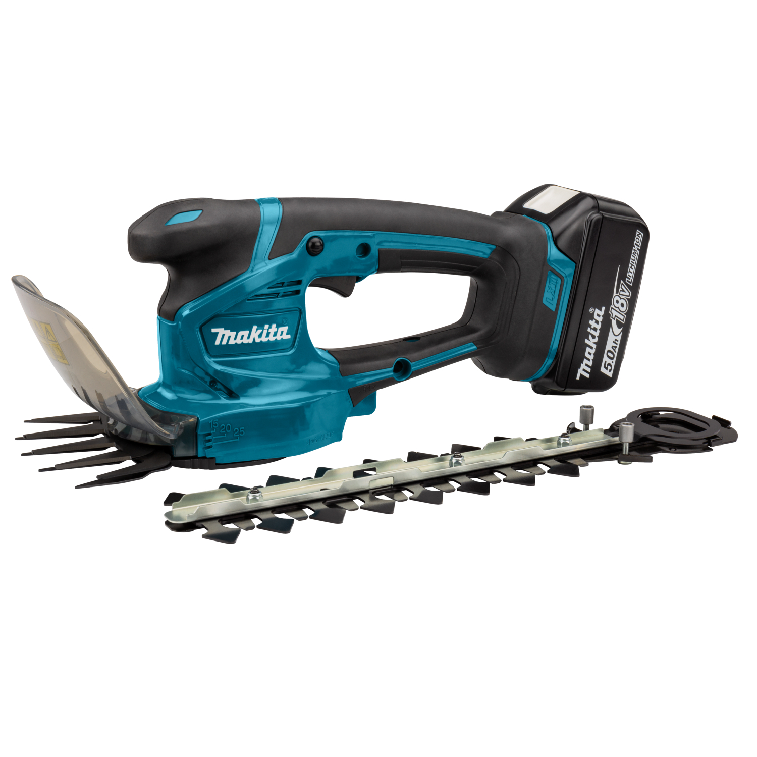 Makita DUM111SYX LXT 18 V accu Grasschaar en Buxusschaar set (1 x 1,5 Ah accu)-image