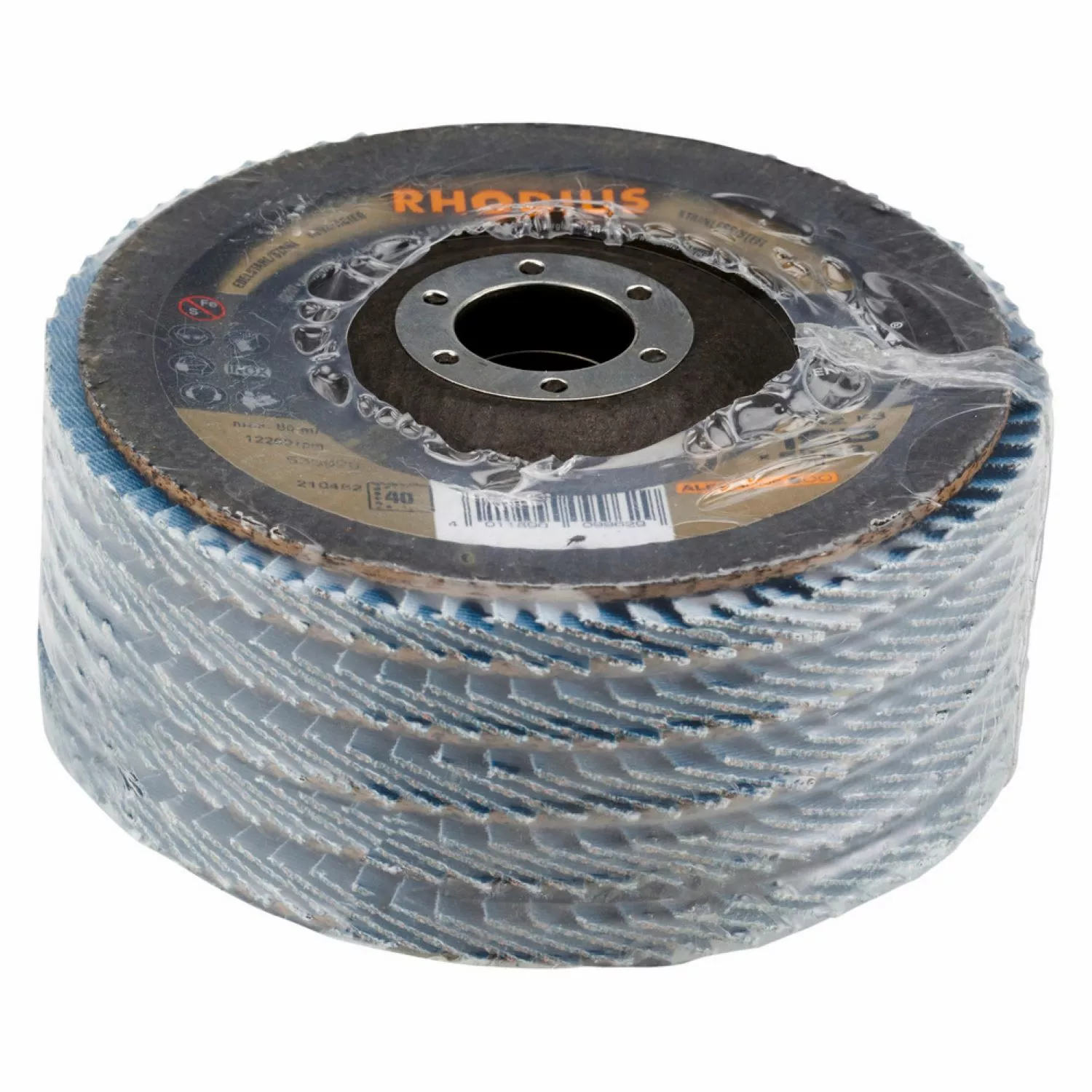 Rhodius 210484 LSZ F3 K80 ALPHALINE l Lamellenslijpschijf 125 x 22,23mm (10 st) K80-image