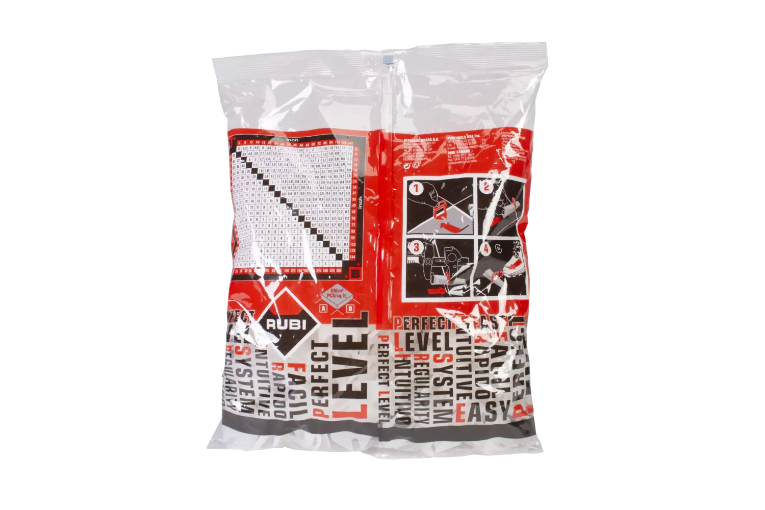 Rubi 2841 Delta Levelling Clips - 1,5 mm - 3-12mm (200st)-image