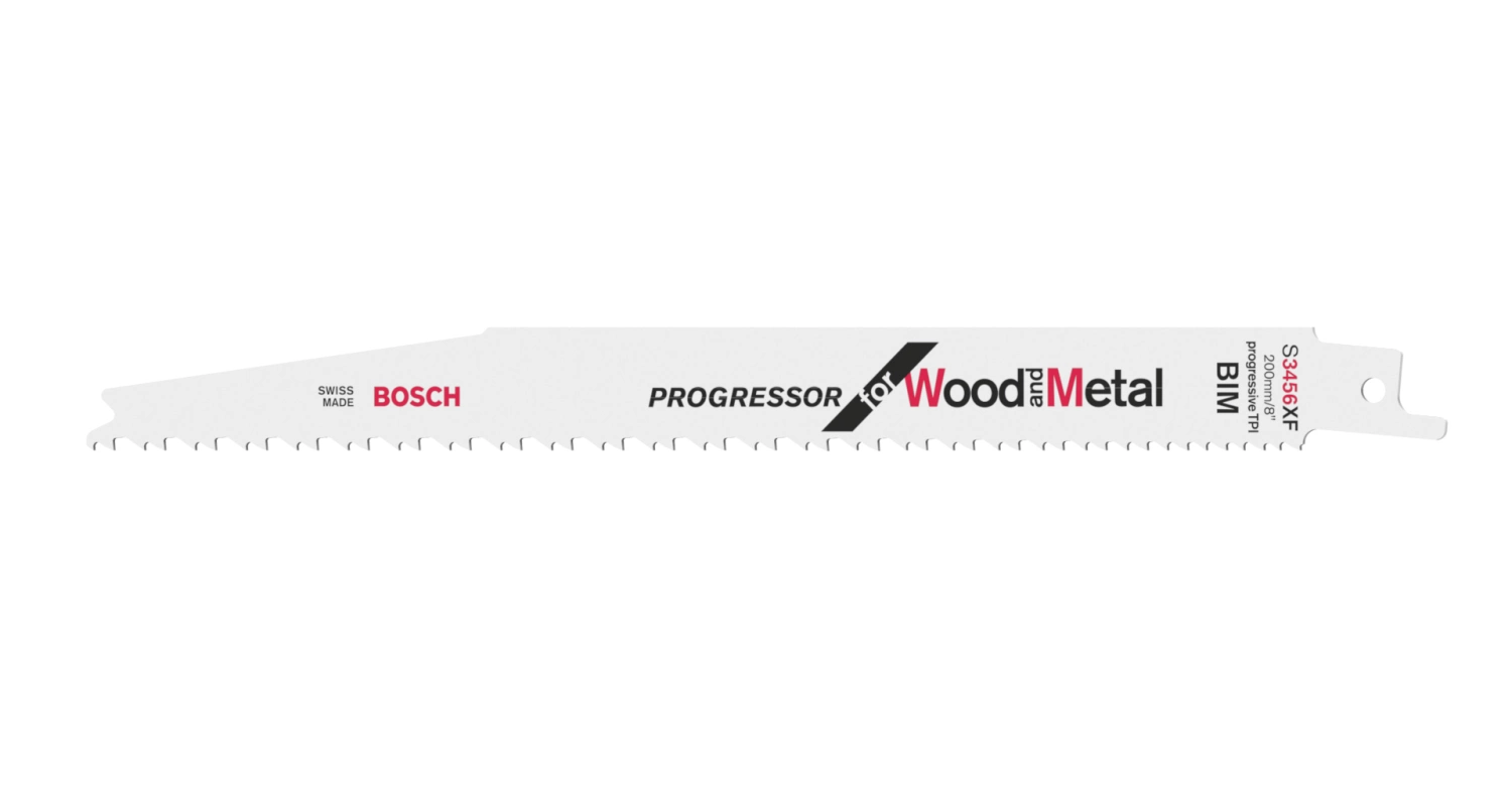 Bosch S3456XF Standaard reciprozaagblad voor hout en metaal - 200 x 1,25 (5st)-image