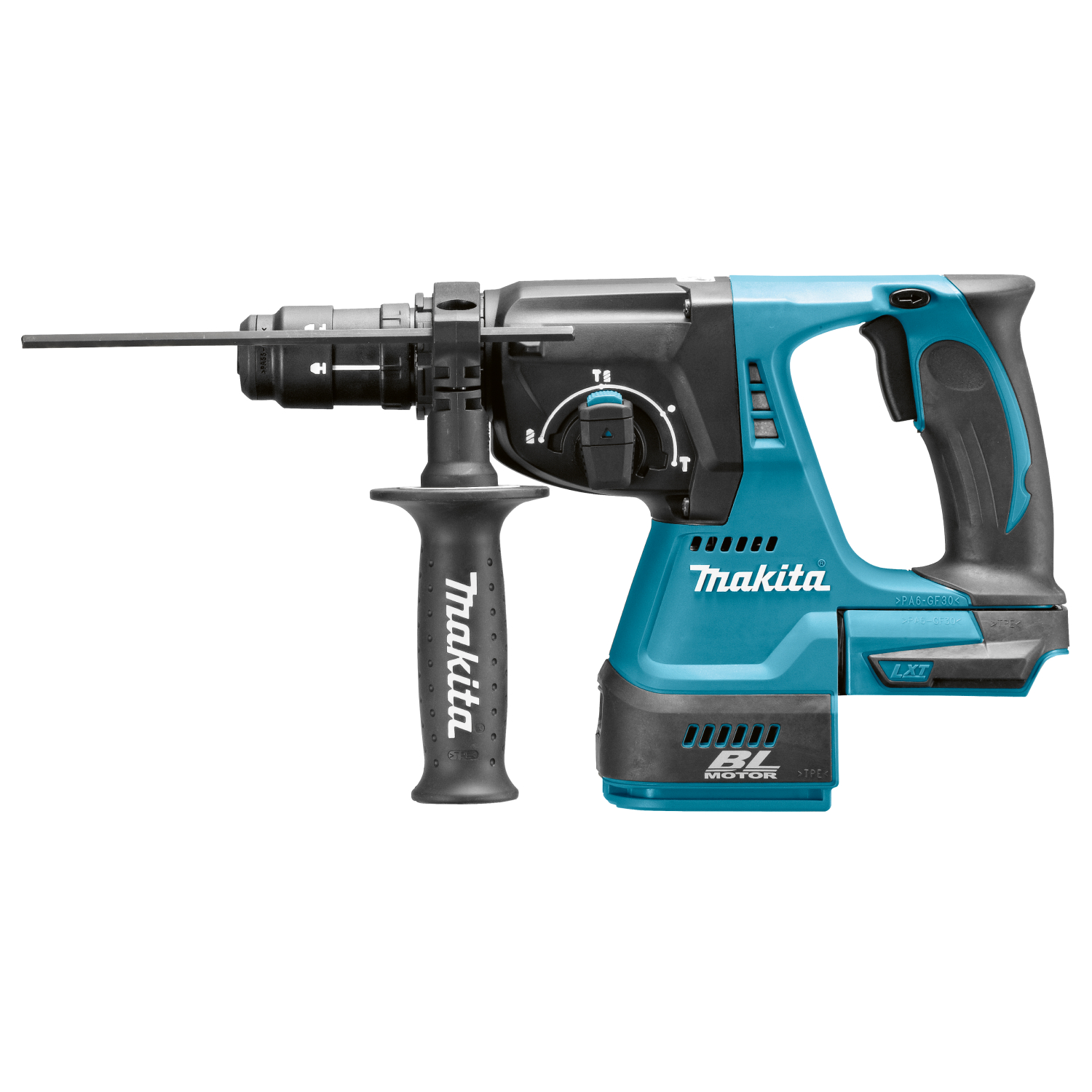 Makita DHR243T3JW Perforateur burineur sans-fil - 18V Li-ion - SDS-plus - Mandrin serrage rapide - Extraction poussière - Kit (3x 5,0 Ah ) - MAKPAC - 2 J - Brushless-image