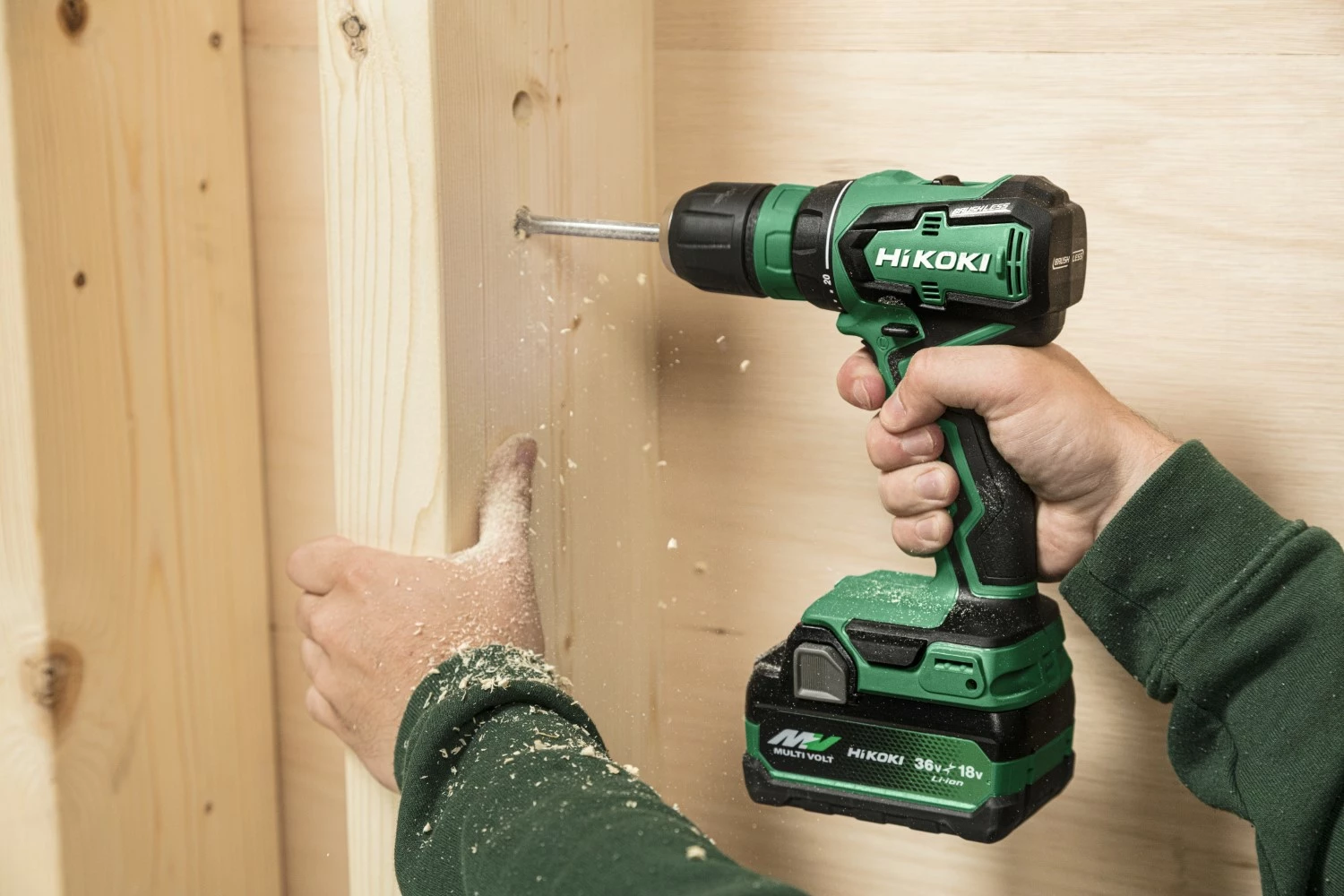 HiKOKI DS18DDQWRZ Perceuse/visseuse Accu - 18V avec 2x 2.0Ah batteries et chargeur en HSC II-image