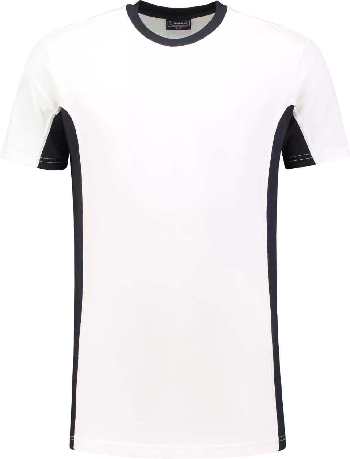 Workman T-Shirt-Bc White/Navy - M-image