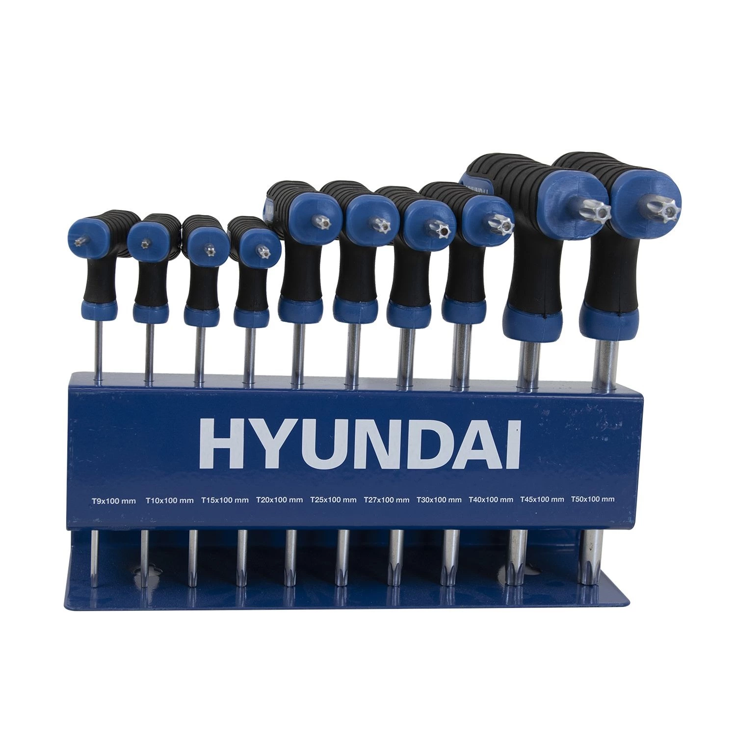 Hyundai 59527 Jeu de tournevis Torx à poignée en T - 10 pièces-image