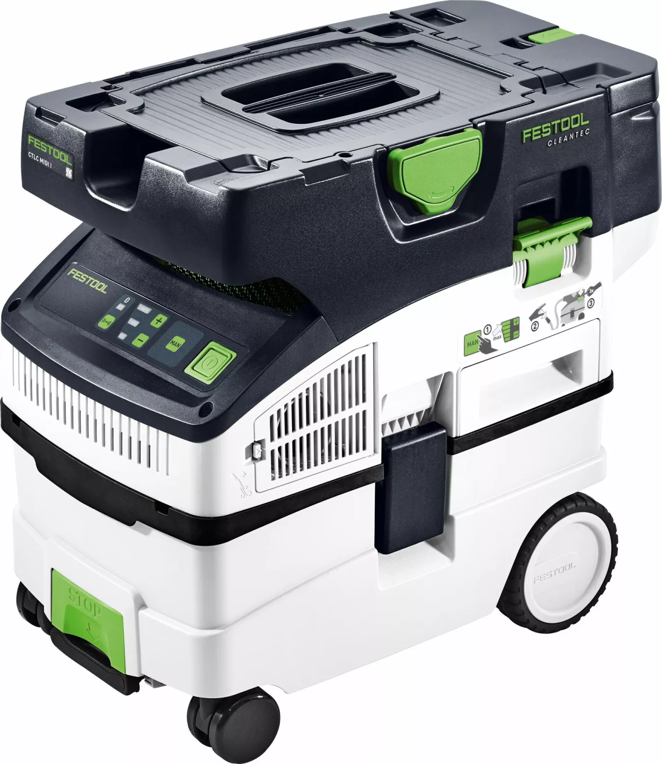 Festool CTLC MIDI I-Basic 36V (2x18V) Li-Ion accu stofzuiger body - 3100l/min-image