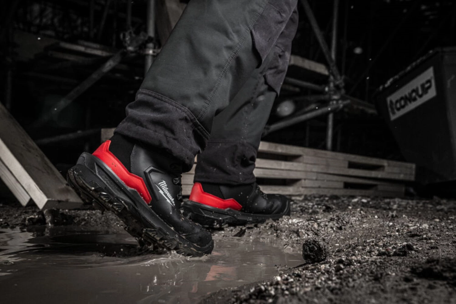 Milwaukee 4932493797 Chaussures de travail Armourtred BOA - S7S - Hautes - Taille 43-image
